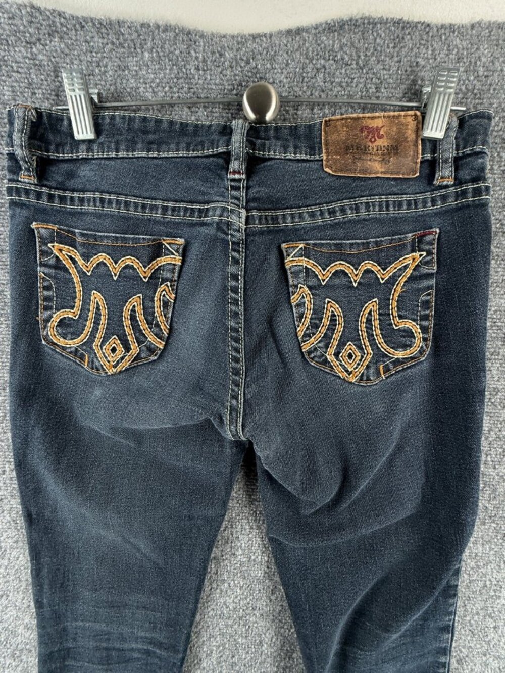 MEK Denim Carlson Cigarette Denim Jeans Urban 28x34 Women Embroidered MX 30X32.5